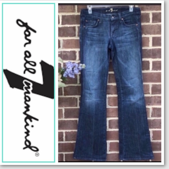 7 For All Mankind Denim - 7 for All Mankind white & blue A pocket Jeans